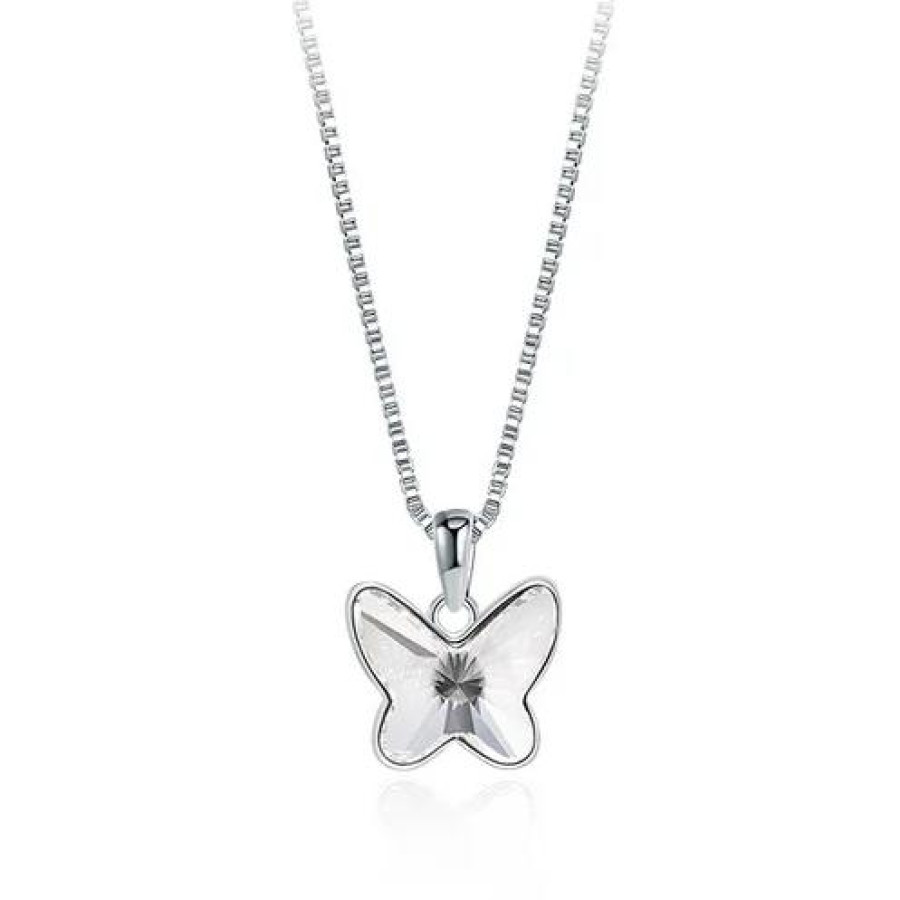 Monemel Swarovski Anneler Günü Özel Kelebek Kolye